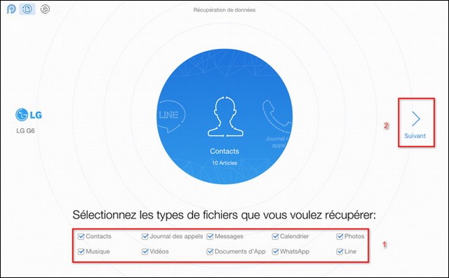 Récupérer les photos supprimées sur LG