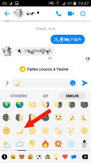 activer le mode sombre sur Facebook Messenger