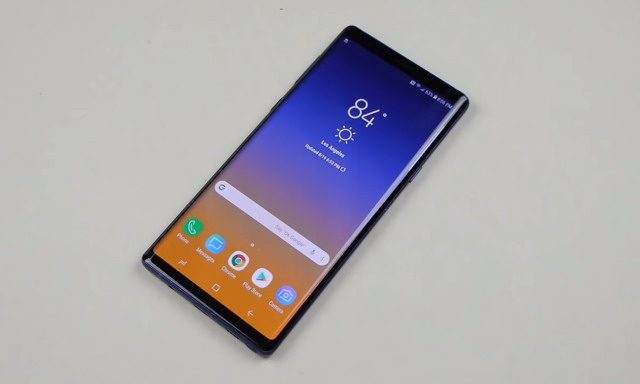 Comment activer le mode paysage sur le Galaxy Note 9