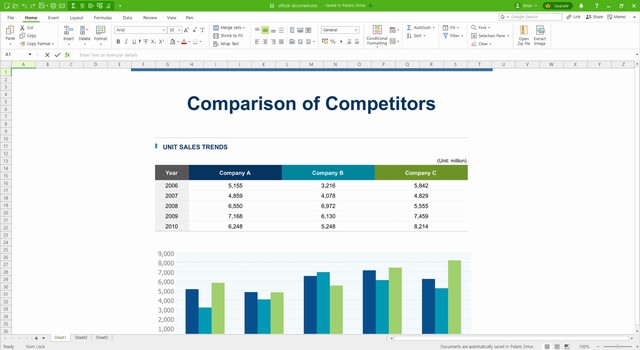 Polaris Office - alternative gratuite à Microsoft Office