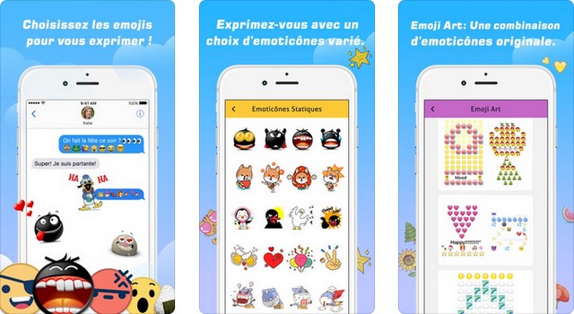 Emoji - L'art des émoticônes & Clavier à polices