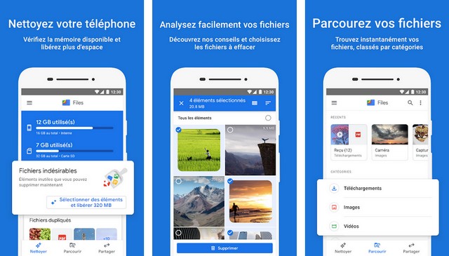 Files by Google - Application de nettoyage Android