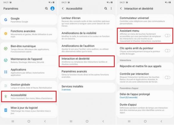 Comment faire une capture d'écran sur Samsung Galaxy A30
