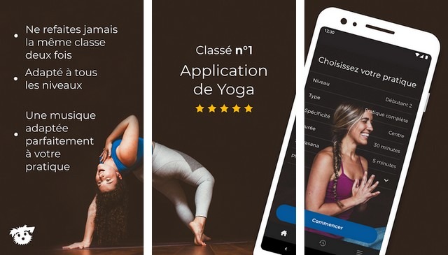 Down Dog - application pour faire du sport à la maison