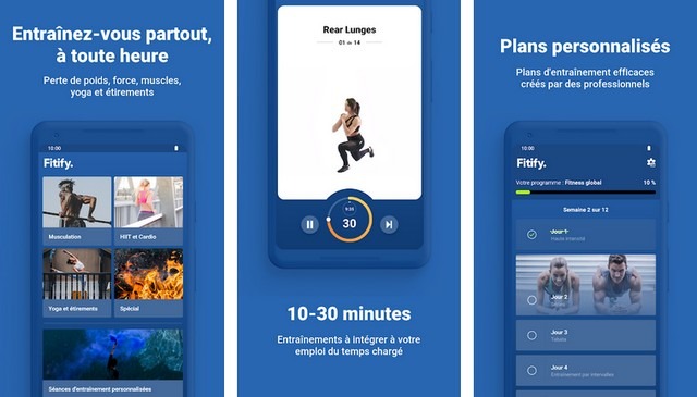 Fitify - Exercices à la maison