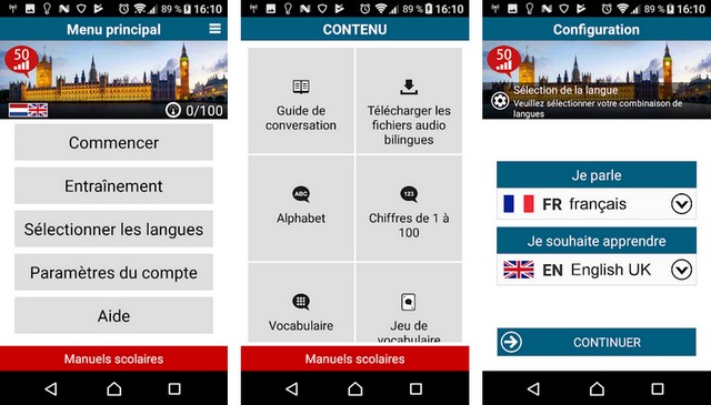 50 Languages - meilleures applications pour apprendre une langue