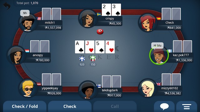 Appeak - meilleure jeu de poker sur Android