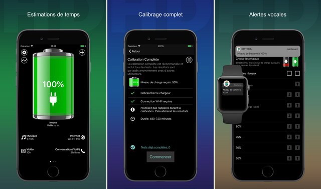 Batterie HD+ application économiseur de batterie pour iPhone