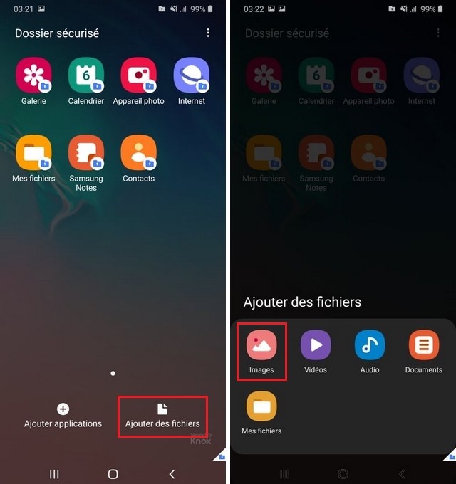 Masquer des photos sur le Samsung Galaxy Note 10