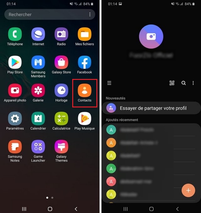 Sonnerie personnalisée pour un seul contact