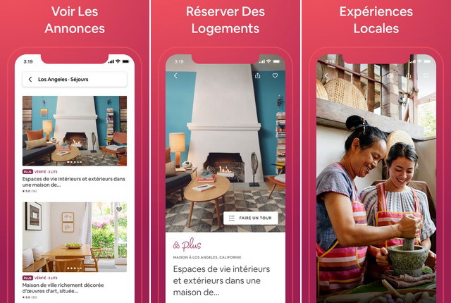 Airbnb - meilleure application de voyage