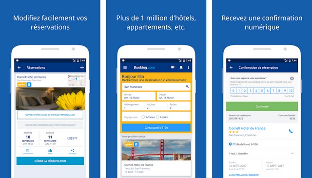 Booking.com - meilleure application pour réserver des hôtels