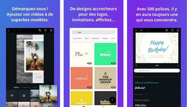 Canva - meilleure application de création de logo