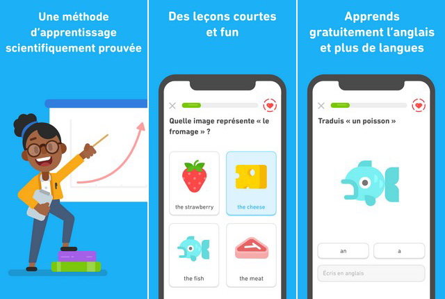 Duolingo - application iPhone pour apprendre une langue