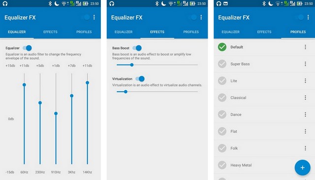 Equalizer FX - meilleur égaliseur audio pour Android