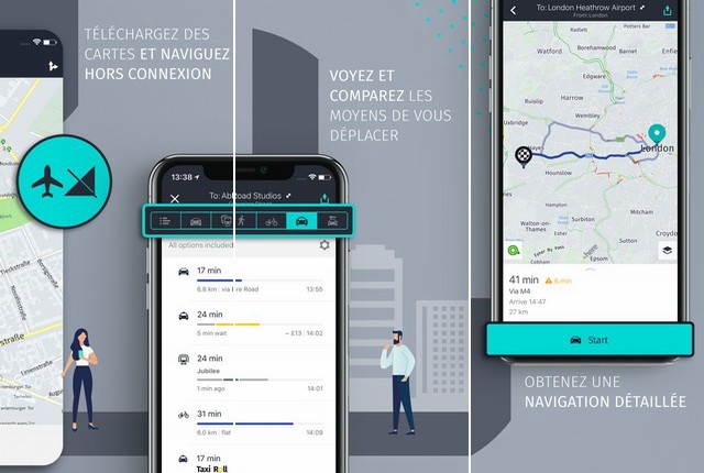 HERE WeGo - meilleure application GPS pour iPhone