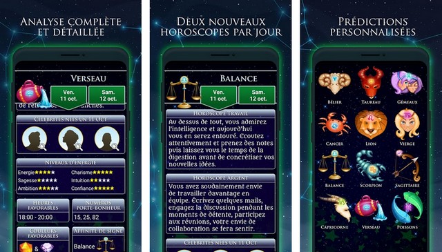 Horoscope Argent et Travail - meilleures applications pour Android