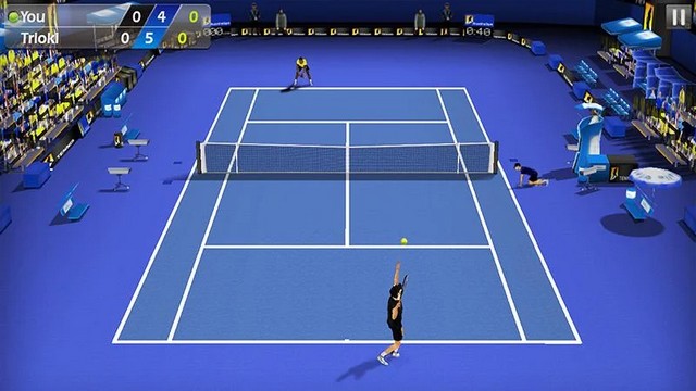 Le tennis chiquenaudé 3D - meilleur jeu de tennis pour Android
