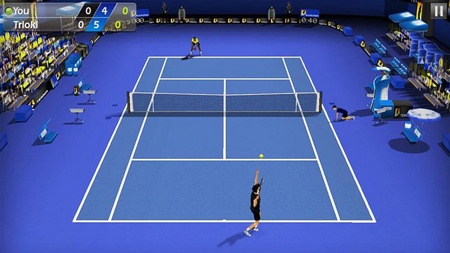 Le tennis chiquenaudé 3D - meilleur jeu de tennis pour Android