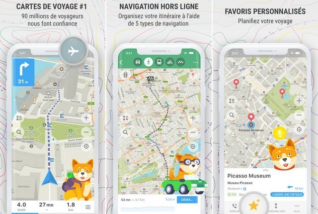 MAPS-ME - meilleure application GPS pour iPhone