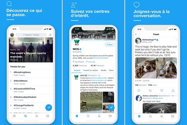 Twitter pour iPhone
