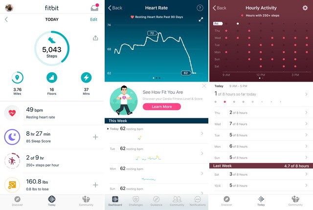 Fitbit - meilleure application podomètre pour iPhone