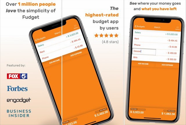 Fudget - application iOS pour gérer son budget