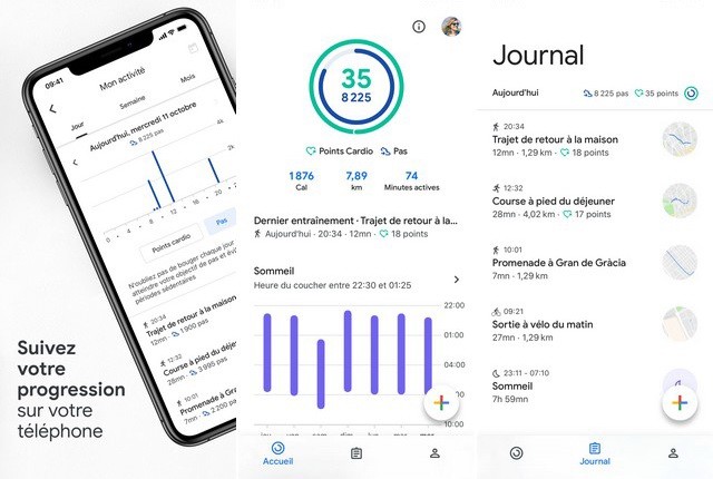 Google Fit - meilleure application podomètre pour iPhone