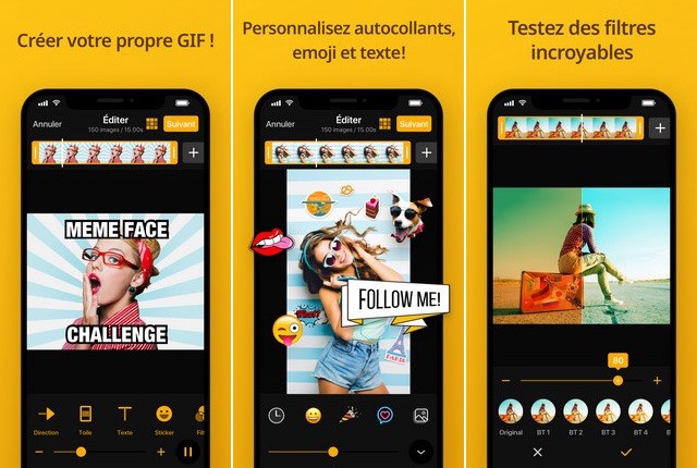 ImgPlay - le meilleure application de création des GIF