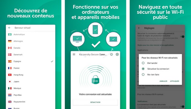 Kaspersky VPN - le meilleure alternative à Turbo VPN