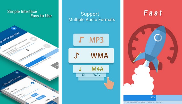 MP3 Video Converter - le meilleure application de conversion vidéo