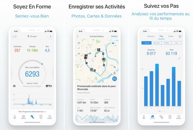 Comment fonctionne podometre iphone