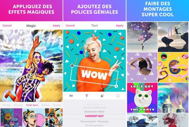 PicsArt GIF - le meilleure application de création des GIF