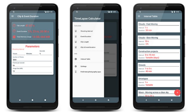 TimeLapse Calculator