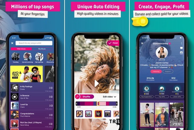 Triller - meilleure alternative à TikTok