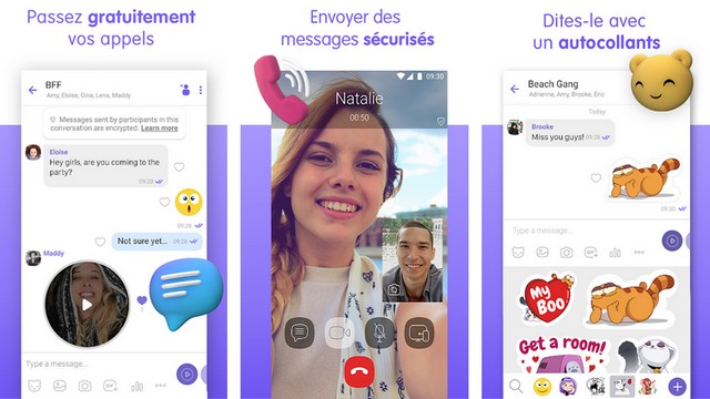 Viber Messenger - alternative à WeChat pour Android