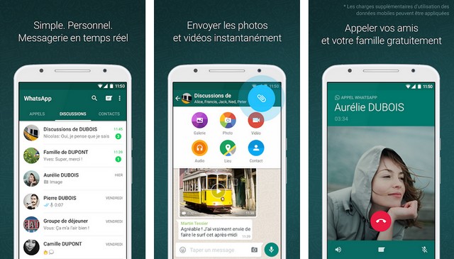 WhatsApp Messenger - alternative à WeChat pour Android