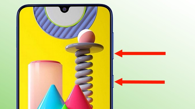 capture écran sur Samsung Galaxy M31