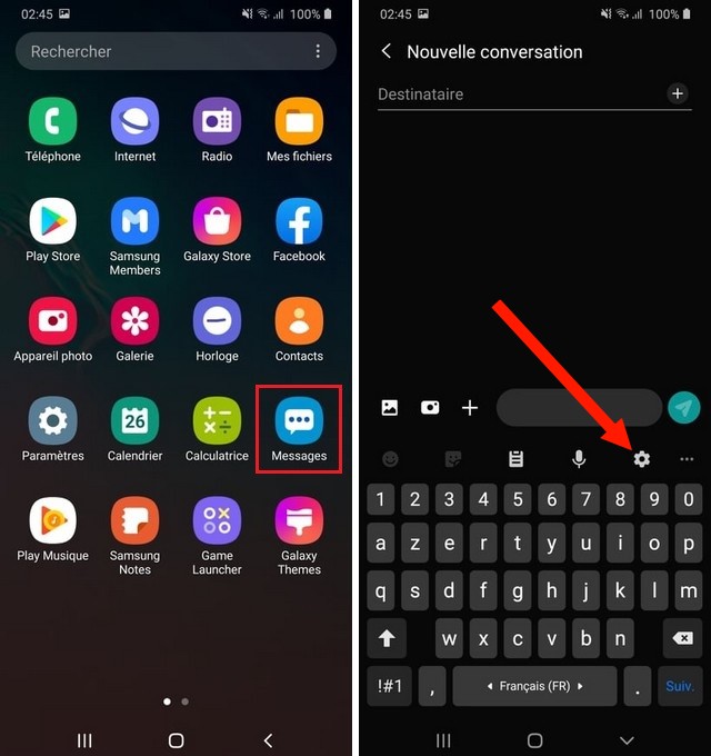 Comment changer la langue du clavier Samsung M21