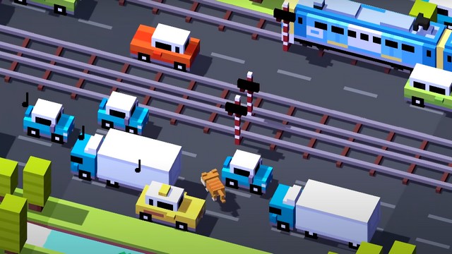 Crossy Road - jeu compatibles avec une manette