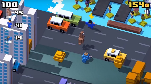 Crossy Road - jeu les plus addictifs