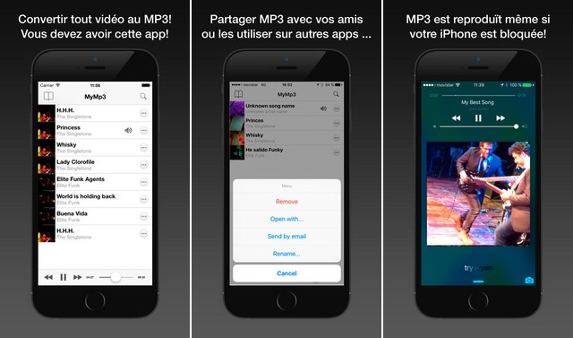 MyMP3 - application de conversion vidéo