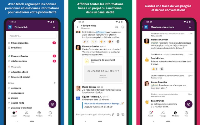 Slack - application de productivité