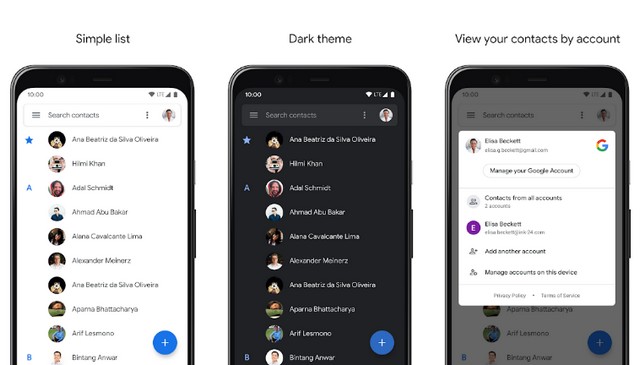 Contacts by Google