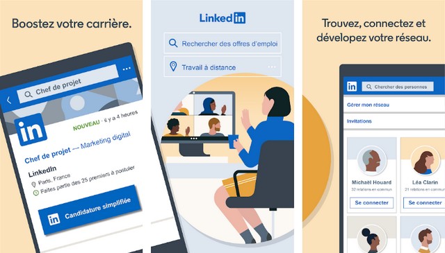 LinkedIn : recherche de job