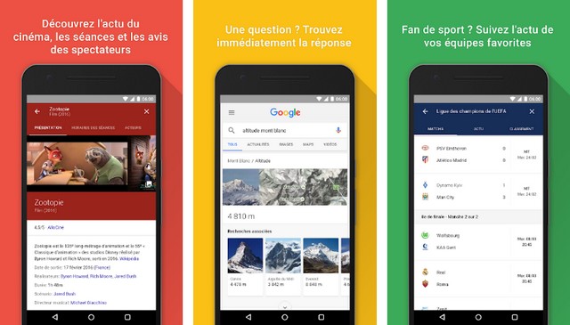 Recherche Google - application pour trouver un job