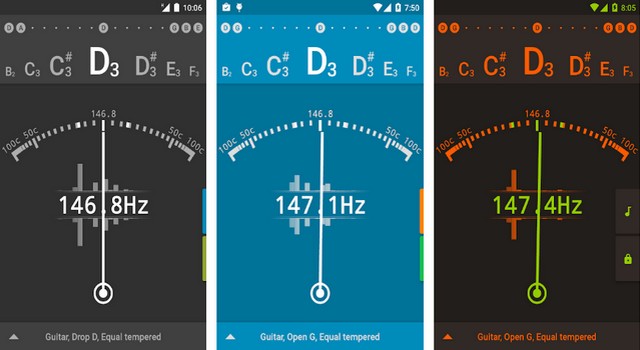 gStrings - application Android pour les musiciens