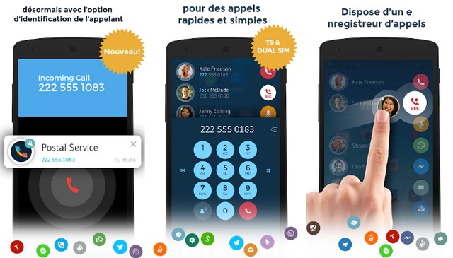 Drupe - application de gestion des contacts