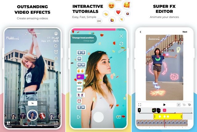 Zoomerang - meilleure alternative à Snapchat