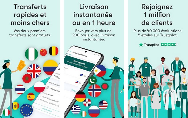 Azimo - meilleures applications de transfert d'argent